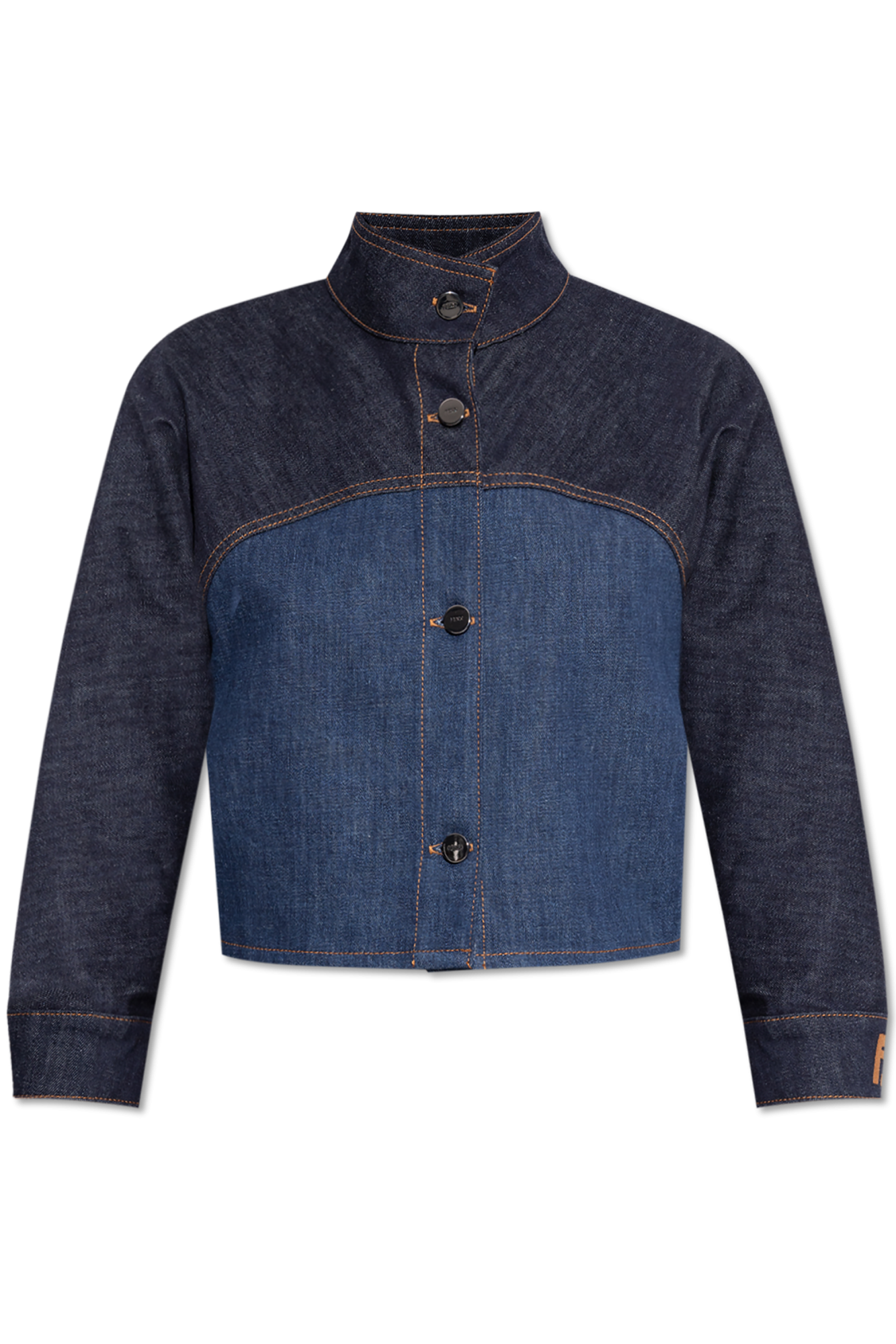 T-Shirt Cotton Blue | Fendi
